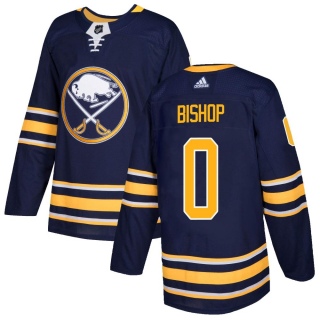 Men's Ben Bishop Buffalo Sabres Adidas Home Jersey - Authentic Navy