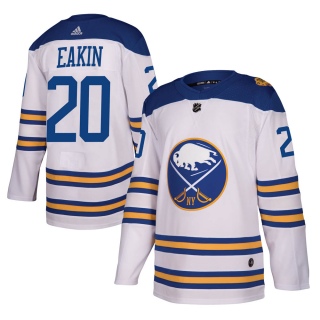 Men's Cody Eakin Buffalo Sabres Adidas 2018 Winter Classic Jersey - Authentic White