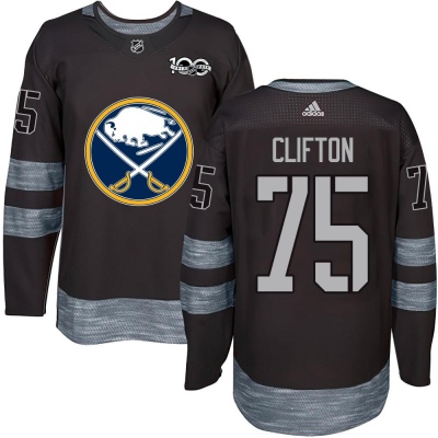 Men's Connor Clifton Buffalo Sabres 1917- 100th Anniversary Jersey - Authentic Black