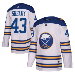 Men's Conor Sheary Buffalo Sabres Adidas 2018 Winter Classic Jersey - Authentic White