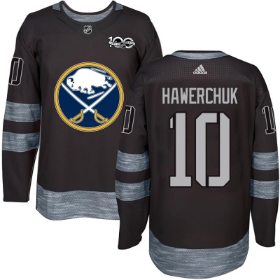 Men's Dale Hawerchuk Buffalo Sabres 1917- 100th Anniversary Jersey - Authentic Black