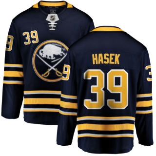 Men's Dominik Hasek Buffalo Sabres Fanatics Branded Home Jersey - Breakaway Blue