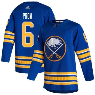 Men's Ethan Prow Buffalo Sabres Adidas 2020/21 Home Jersey - Authentic Royal