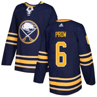 Men's Ethan Prow Buffalo Sabres Adidas Home Jersey - Authentic Navy