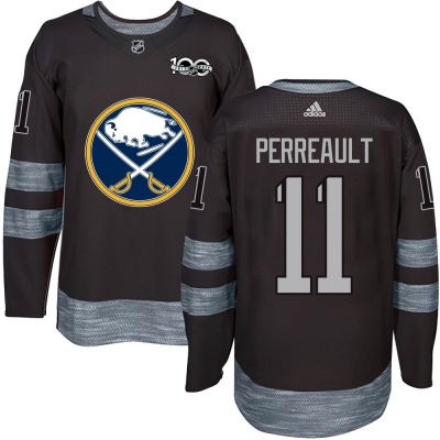 Men's Gilbert Perreault Buffalo Sabres 1917- 100th Anniversary Jersey - Authentic Black