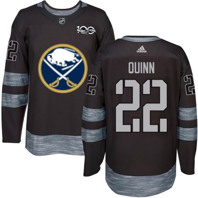Men's Jack Quinn Buffalo Sabres 1917- 100th Anniversary Jersey - Authentic Black