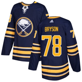 Men's Jacob Bryson Buffalo Sabres Adidas Home Jersey - Authentic Navy