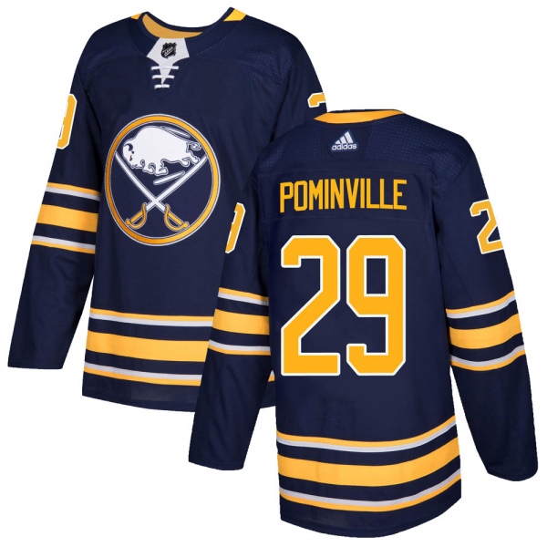 Men's Jason Pominville Buffalo Sabres Adidas Home Jersey - Authentic Navy