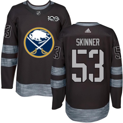 Men's Jeff Skinner Buffalo Sabres 1917- 100th Anniversary Jersey - Authentic Black