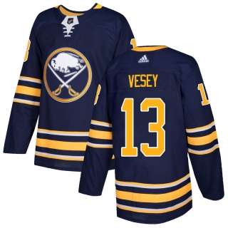 Men's Jimmy Vesey Buffalo Sabres Adidas Home Jersey - Authentic Navy