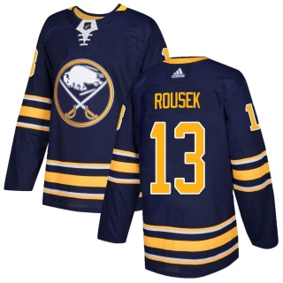 Men's Lukas Rousek Buffalo Sabres Adidas Home Jersey - Authentic Navy