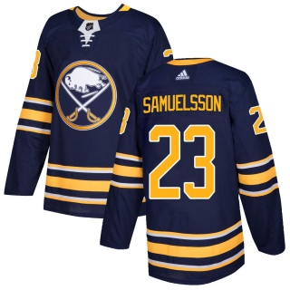 Men's Mattias Samuelsson Buffalo Sabres Adidas Home Jersey - Authentic Navy