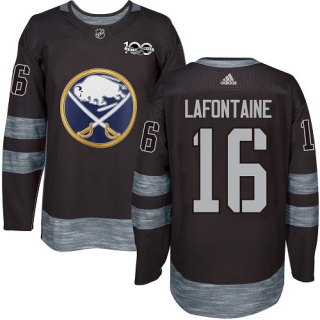 Men's Pat Lafontaine Buffalo Sabres Adidas 1917- 100th Anniversary Jersey - Authentic Black