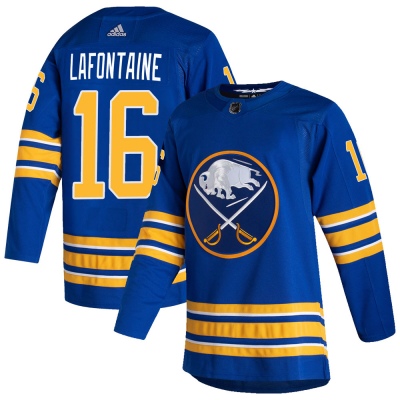 Men's Pat Lafontaine Buffalo Sabres Adidas 2020/21 Home Jersey - Authentic Royal