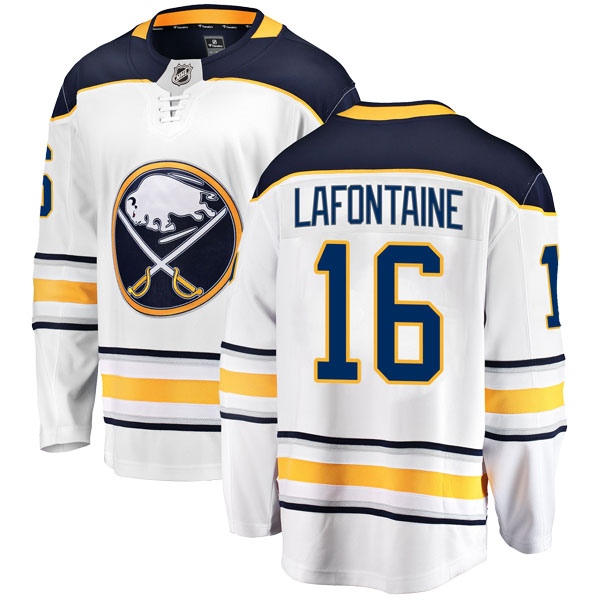 Men's Pat Lafontaine Buffalo Sabres Fanatics Branded Away Jersey - Breakaway White