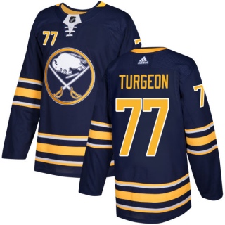 Men's Pierre Turgeon Buffalo Sabres Adidas Jersey - Authentic Navy