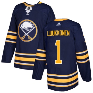 Men's Ukko-Pekka Luukkonen Buffalo Sabres Adidas Home Jersey - Authentic Navy