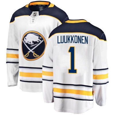 Men's Ukko-Pekka Luukkonen Buffalo Sabres Fanatics Branded Away Jersey - Breakaway White