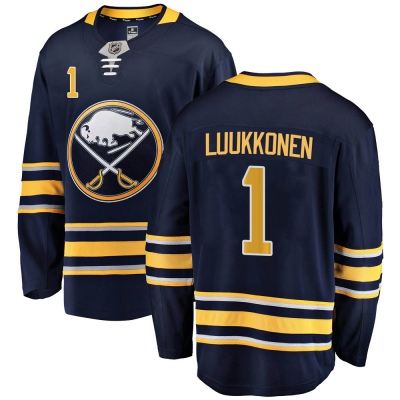 Men's Ukko-Pekka Luukkonen Buffalo Sabres Fanatics Branded Home Jersey - Breakaway Navy Blue