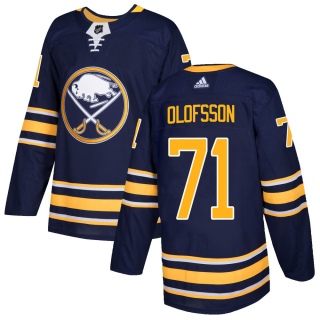 Men's Victor Olofsson Buffalo Sabres Adidas Home Jersey - Authentic Navy