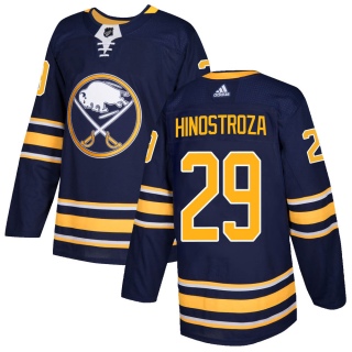 Men's Vinnie Hinostroza Buffalo Sabres Adidas Home Jersey - Authentic Navy