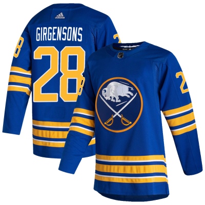 Men's Zemgus Girgensons Buffalo Sabres Adidas 2020/21 Home Jersey - Authentic Royal