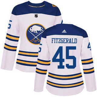 Women's Casey Fitzgerald Buffalo Sabres Adidas 2018 Winter Classic Jersey - Authentic White