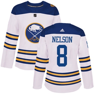 Women's Casey Nelson Buffalo Sabres Adidas 2018 Winter Classic Jersey - Authentic White