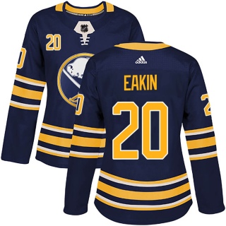 Women's Cody Eakin Buffalo Sabres Adidas Home Jersey - Authentic Navy