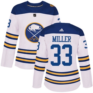 Women's Colin Miller Buffalo Sabres Adidas 2018 Winter Classic Jersey - Authentic White