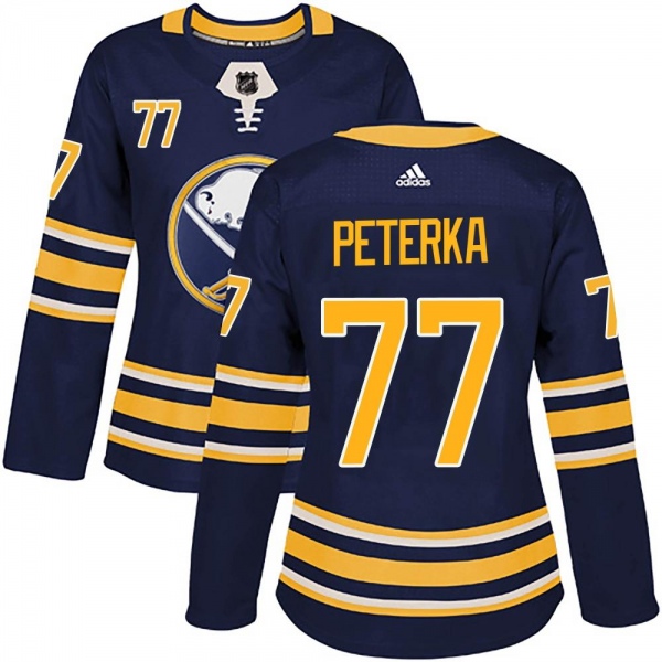 Women's JJ Peterka Buffalo Sabres Adidas Home Jersey - Authentic Navy