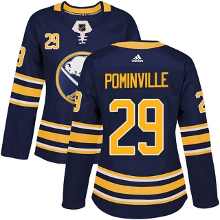 Women's Jason Pominville Buffalo Sabres Adidas Home Jersey - Authentic Navy