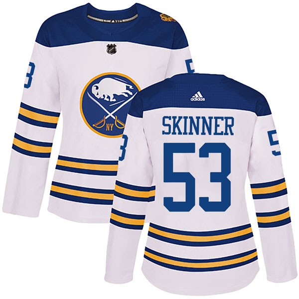 Women's Jeff Skinner Buffalo Sabres Adidas 2018 Winter Classic Jersey - Authentic White