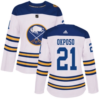 Women's Kyle Okposo Buffalo Sabres Adidas 2018 Winter Classic Jersey - Authentic White