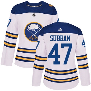 Women's Malcolm Subban Buffalo Sabres Adidas 2018 Winter Classic Jersey - Authentic White