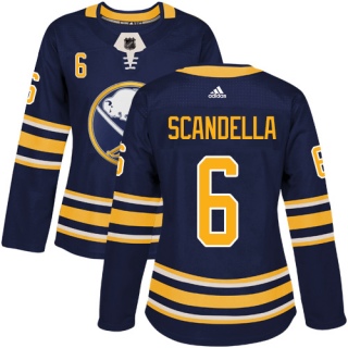 Women's Marco Scandella Buffalo Sabres Adidas Home Jersey - Authentic Navy Blue