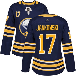 Women's Mark Jankowski Buffalo Sabres Adidas Home Jersey - Authentic Navy