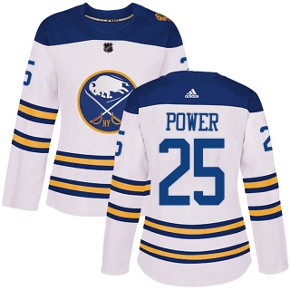 Women's Owen Power Buffalo Sabres Adidas 2018 Winter Classic Jersey - Authentic White