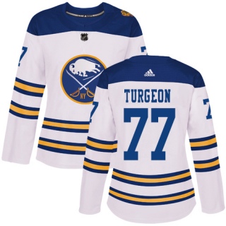 Women's Pierre Turgeon Buffalo Sabres Adidas 2018 Winter Classic Jersey - Authentic White