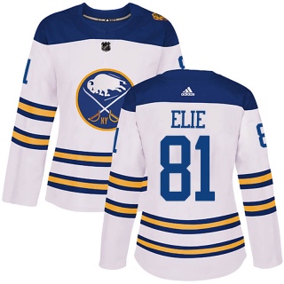 Women's Remi Elie Buffalo Sabres Adidas 2018 Winter Classic Jersey - Authentic White