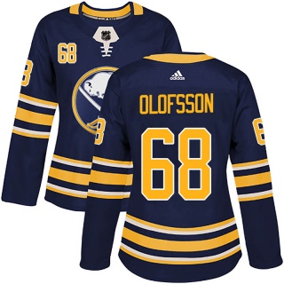Women's Victor Olofsson Buffalo Sabres Adidas Home Jersey - Authentic Navy