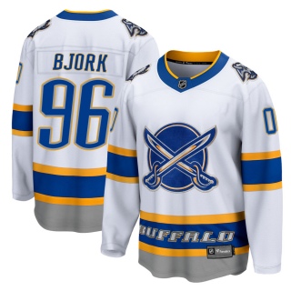 Youth Anders Bjork Buffalo Sabres Fanatics Branded 2020/21 Special Edition Jersey - Breakaway White