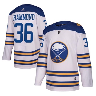 Youth Andrew Hammond Buffalo Sabres Adidas 2018 Winter Classic Jersey - Authentic White