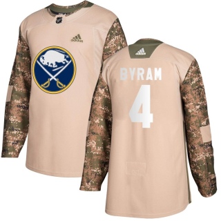 Youth Bowen Byram Buffalo Sabres Adidas Veterans Day Practice Jersey - Authentic Camo