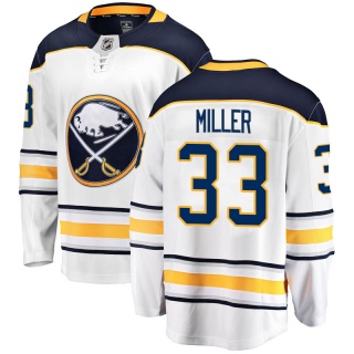 Youth Colin Miller Buffalo Sabres Fanatics Branded Away Jersey - Breakaway White