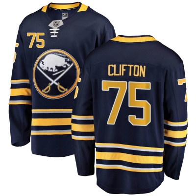 Youth Connor Clifton Buffalo Sabres Fanatics Branded Home Jersey - Breakaway Navy Blue