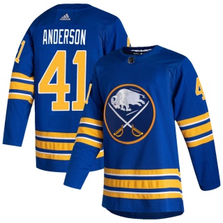 Youth Craig Anderson Buffalo Sabres Adidas 2020/21 Home Jersey - Authentic Royal