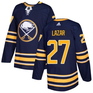 Youth Curtis Lazar Buffalo Sabres Adidas Home Jersey - Authentic Navy