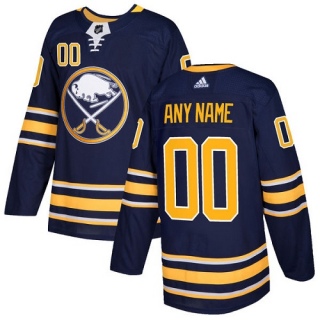 Youth Custom Buffalo Sabres Adidas Home Jersey - Authentic Navy Blue