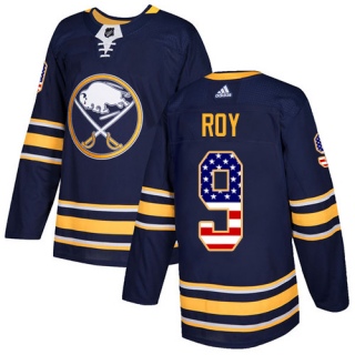 Youth Derek Roy Buffalo Sabres Adidas USA Flag Fashion Jersey - Authentic Navy Blue